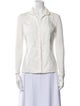 Akris Punto Long Sleeve Button-Up Top