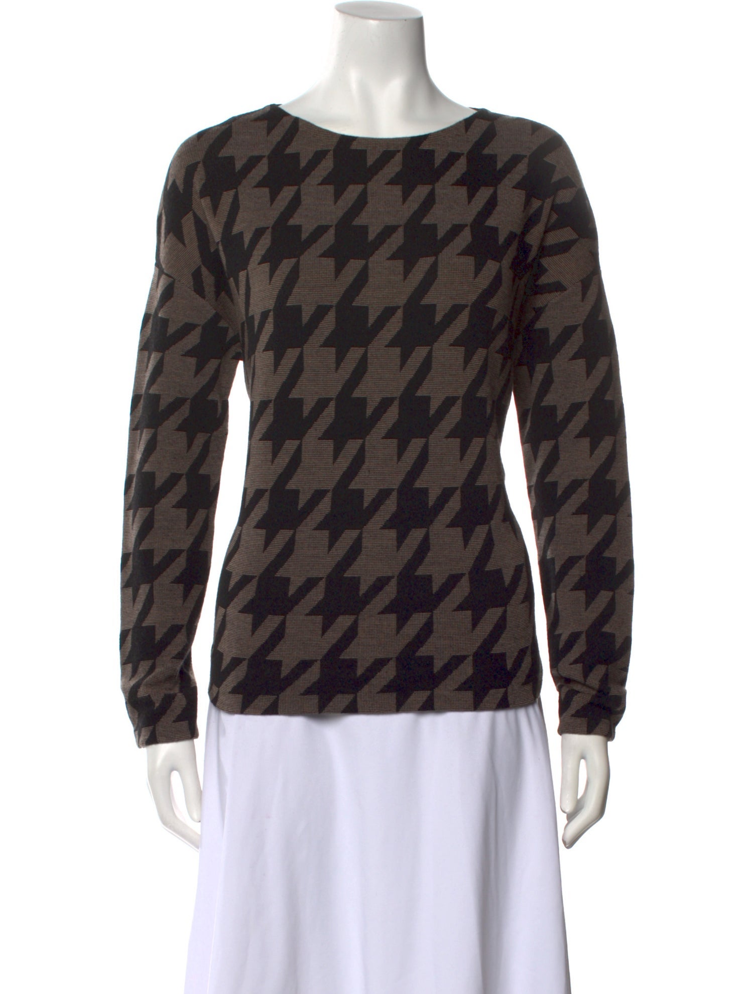 Akris Punto Wool Printed Sweater