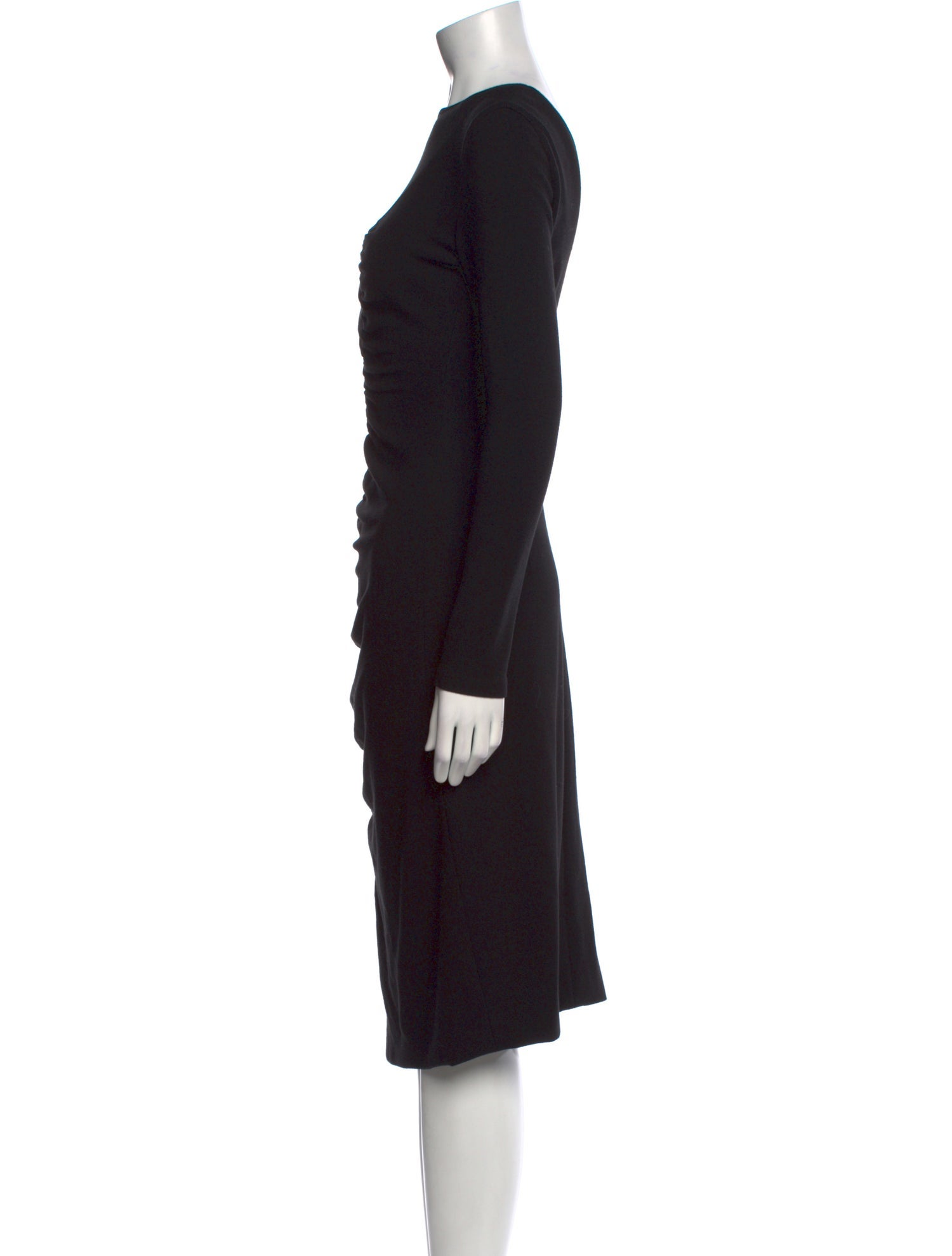 Akris Punto Bateau Neckline Midi Length Dress