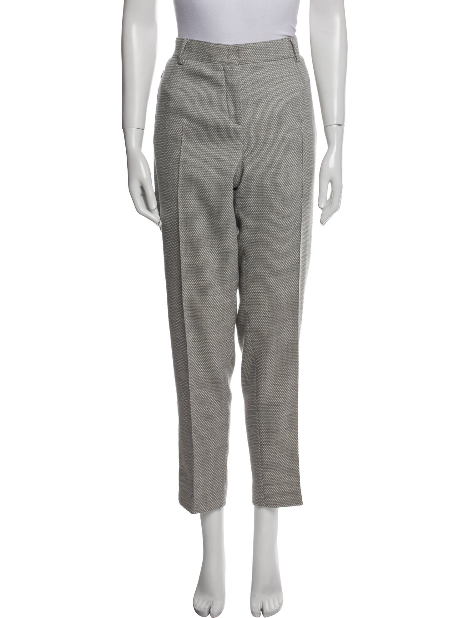Akris Punto Wool Straight Leg Pants