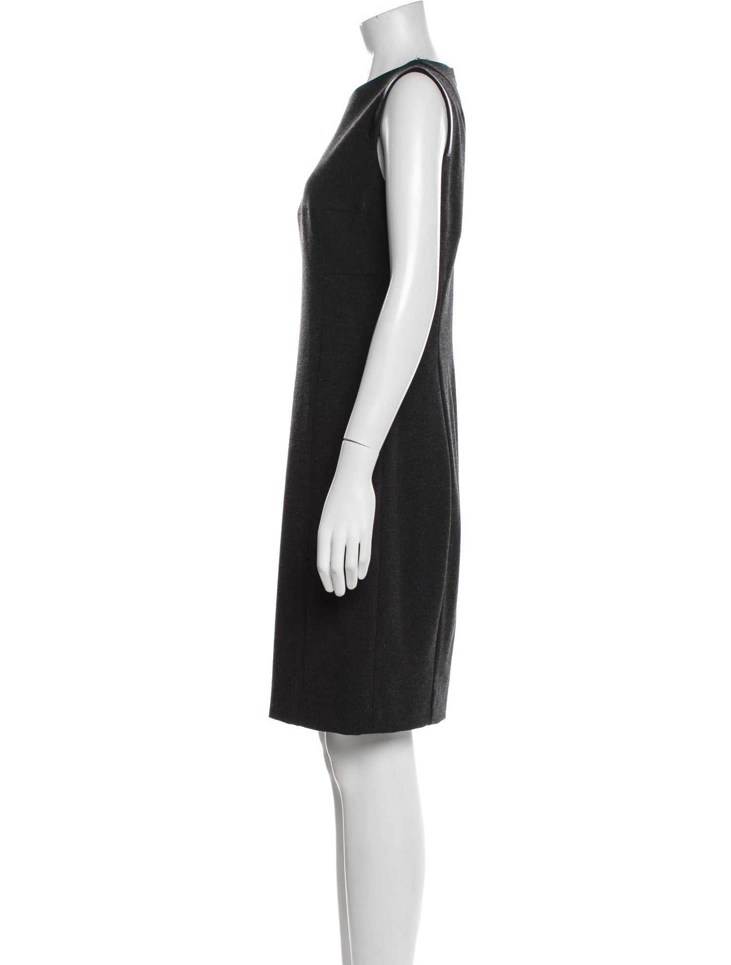 Akris Punto Crew Neck Knee-Length Dress
