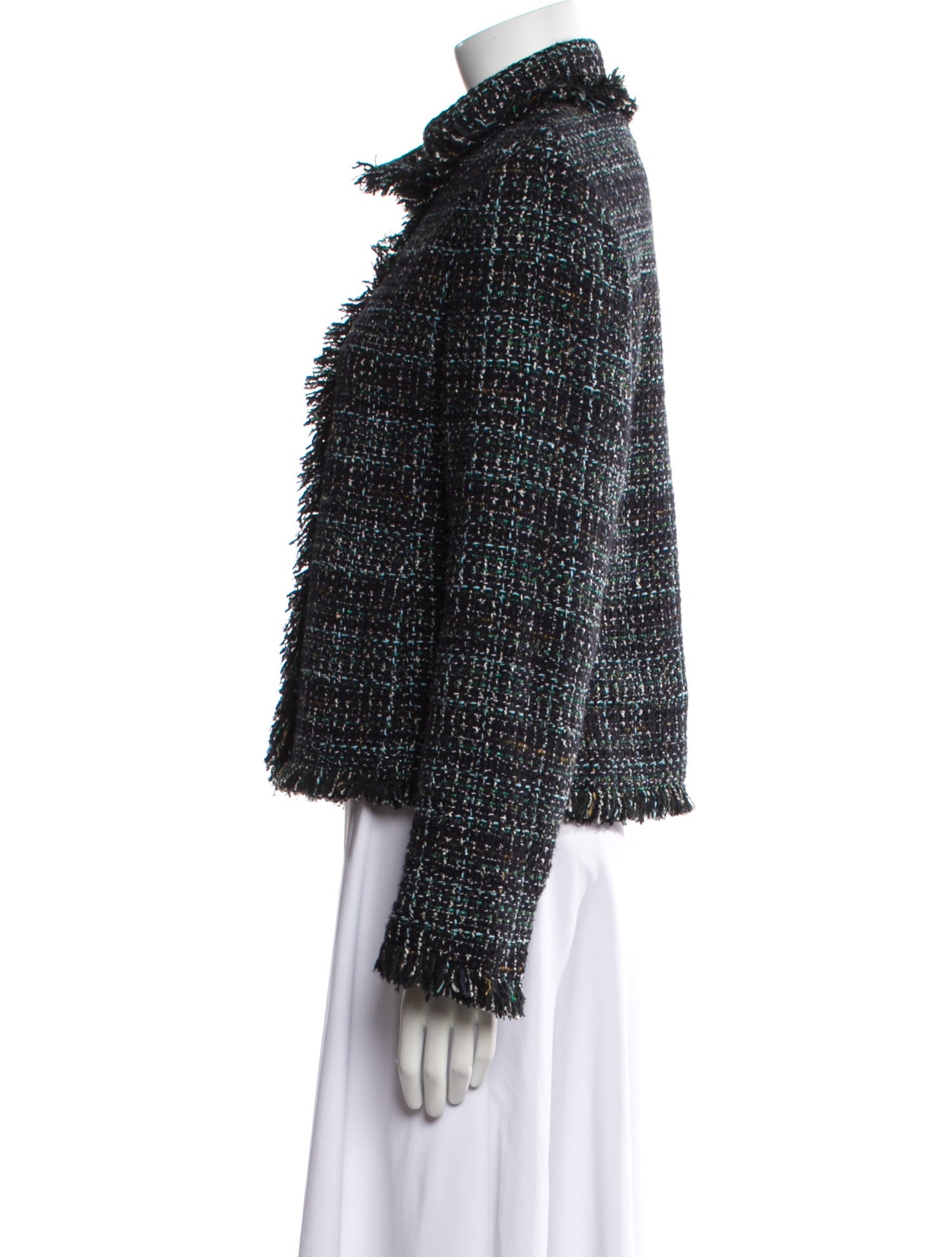 Akris Punto Tweed Pattern Evening Jacket