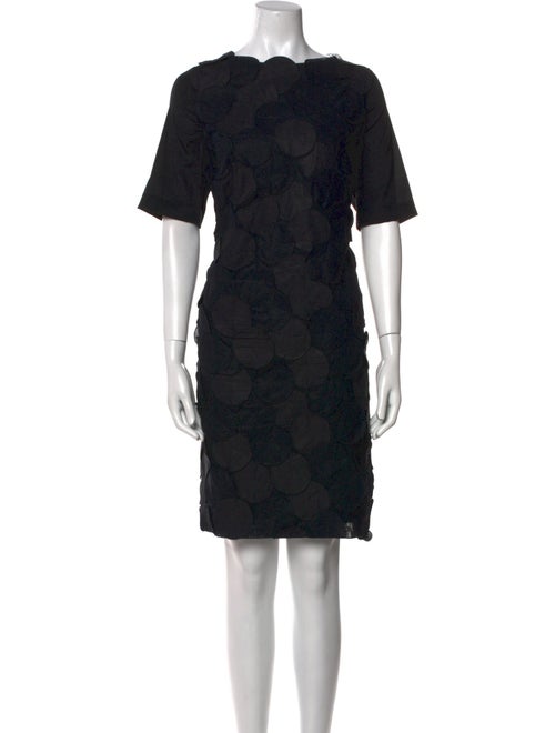 Akris Punto Bateau Neckline Knee-Length Dress