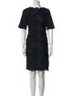 Akris Punto Bateau Neckline Knee-Length Dress