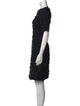Akris Punto Bateau Neckline Knee-Length Dress