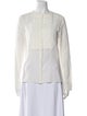 Akris Punto Crew Neck Long Sleeve Blouse
