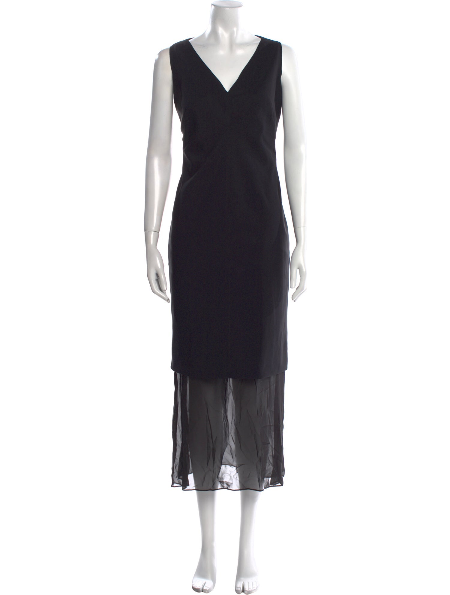 Akris Punto V-Neck Long Dress