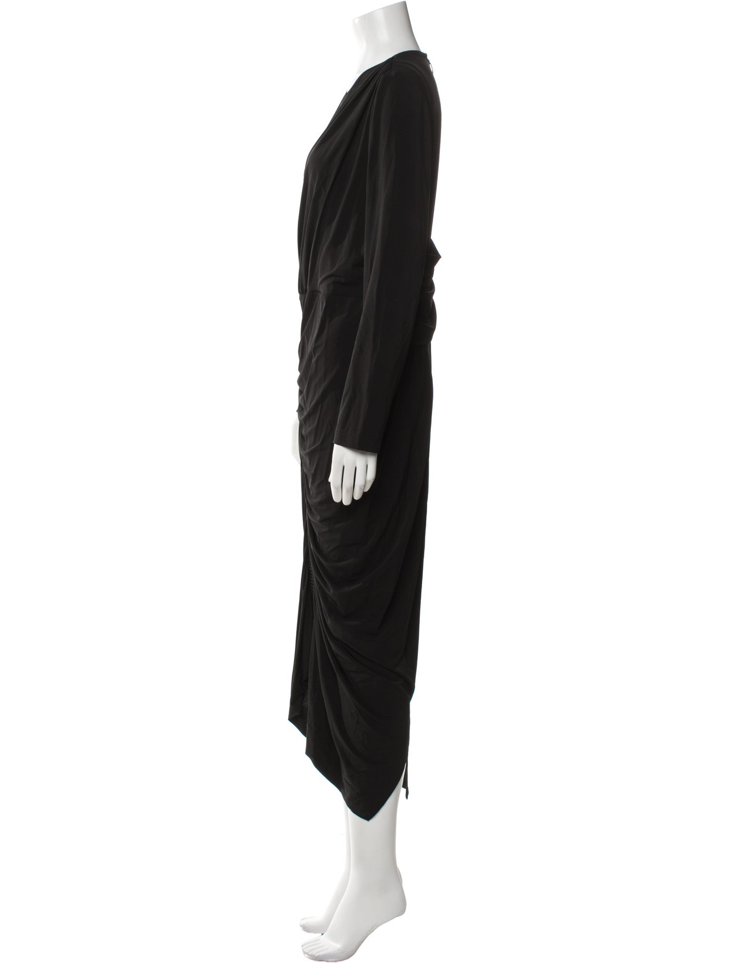 Akris Punto Crew Neck Long Dress