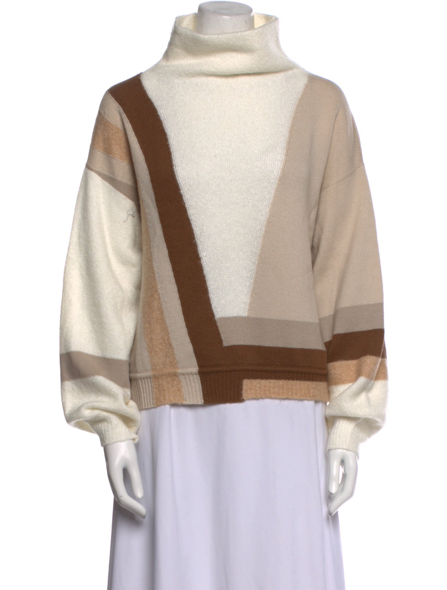 Akris Punto Cashmere Printed Sweater