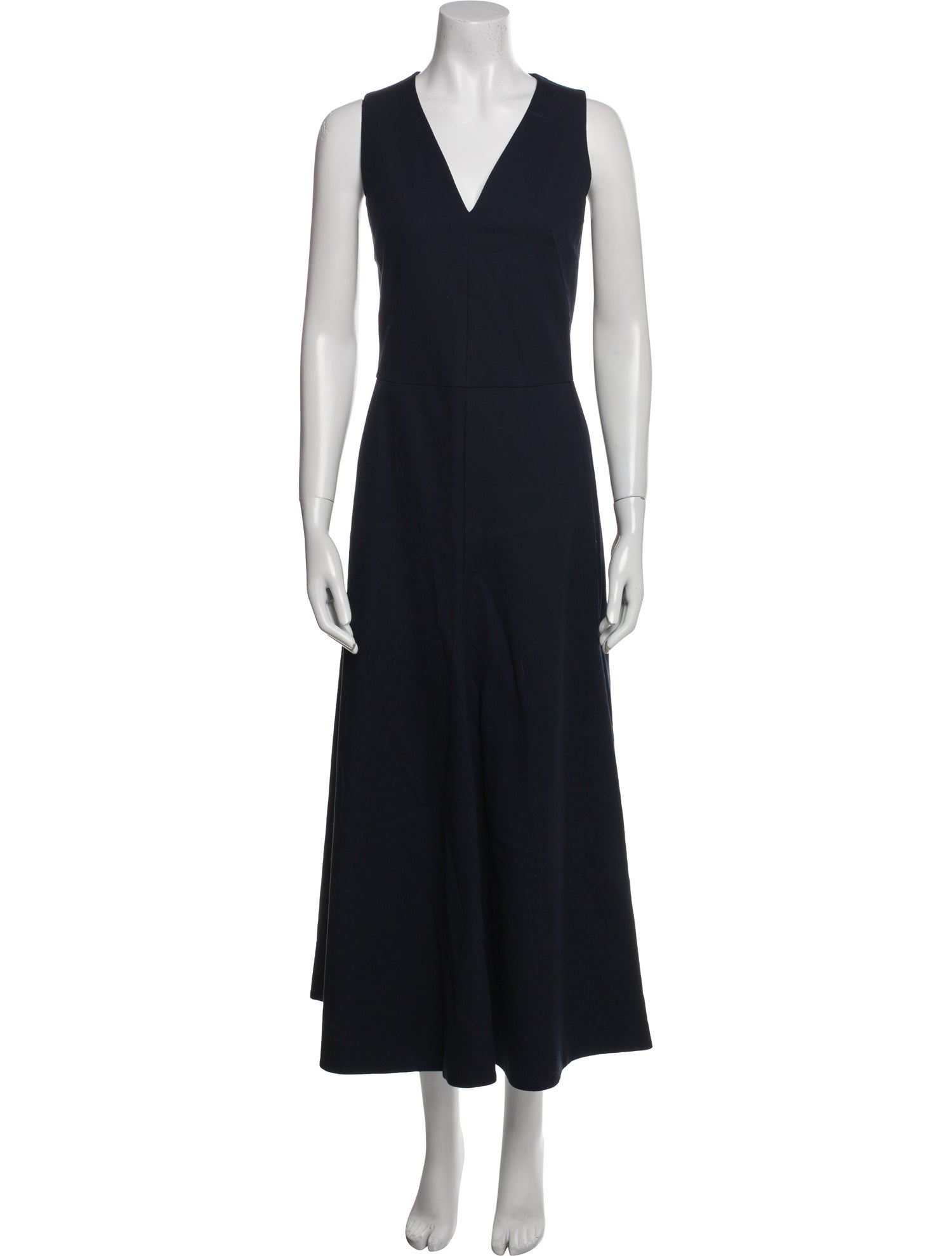 Akris Punto V-Neck Long Dress