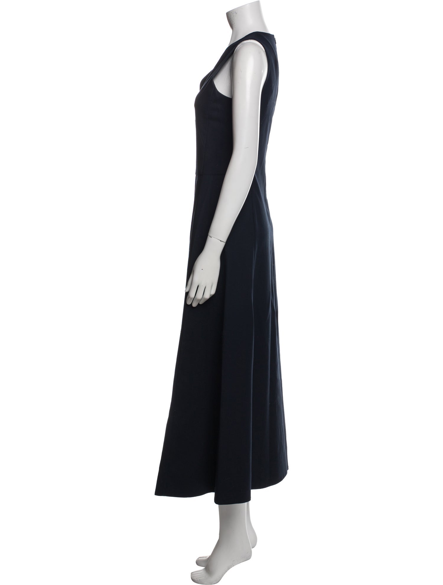 Akris Punto V-Neck Long Dress