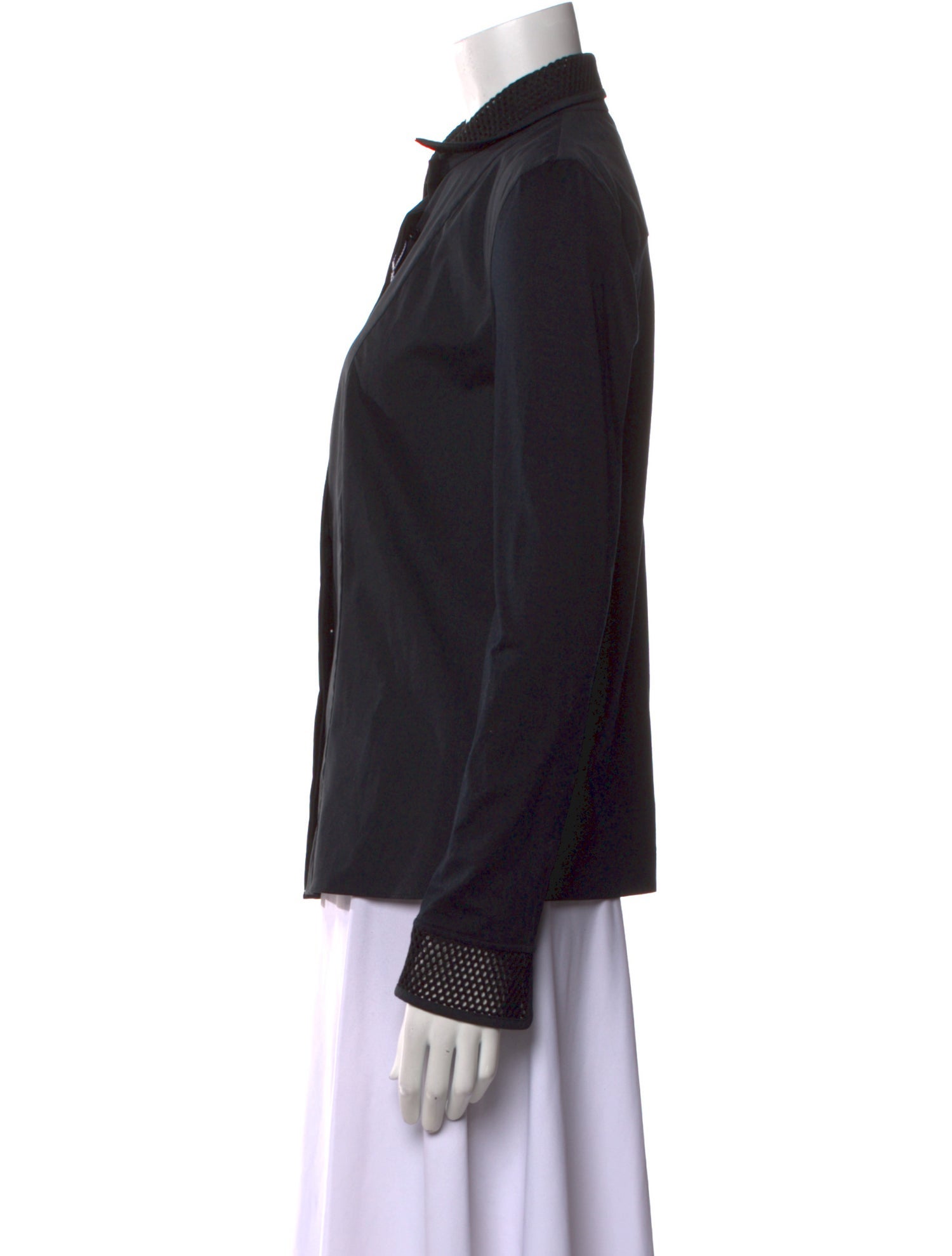 Akris Punto Long Sleeve Button-Up Top w/ Tags