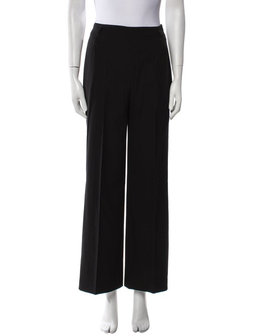 Akris x Bergdorf Goodman Wool Wide Leg Pants