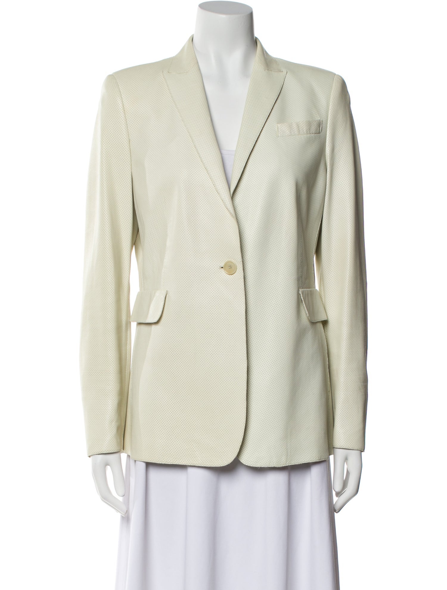 Akris Punto Leather Blazer