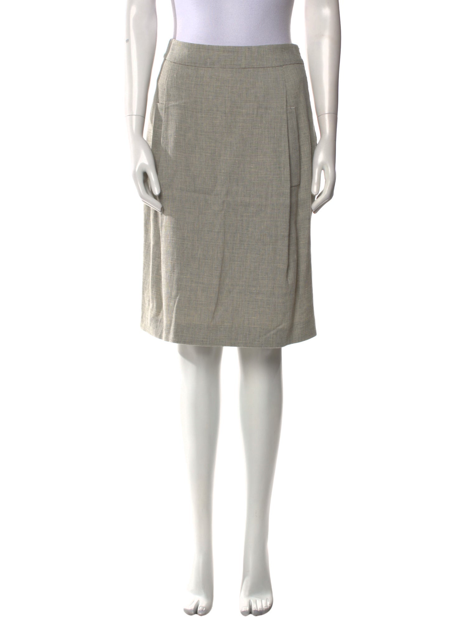 Akris Punto Linen Knee-Length Skirt