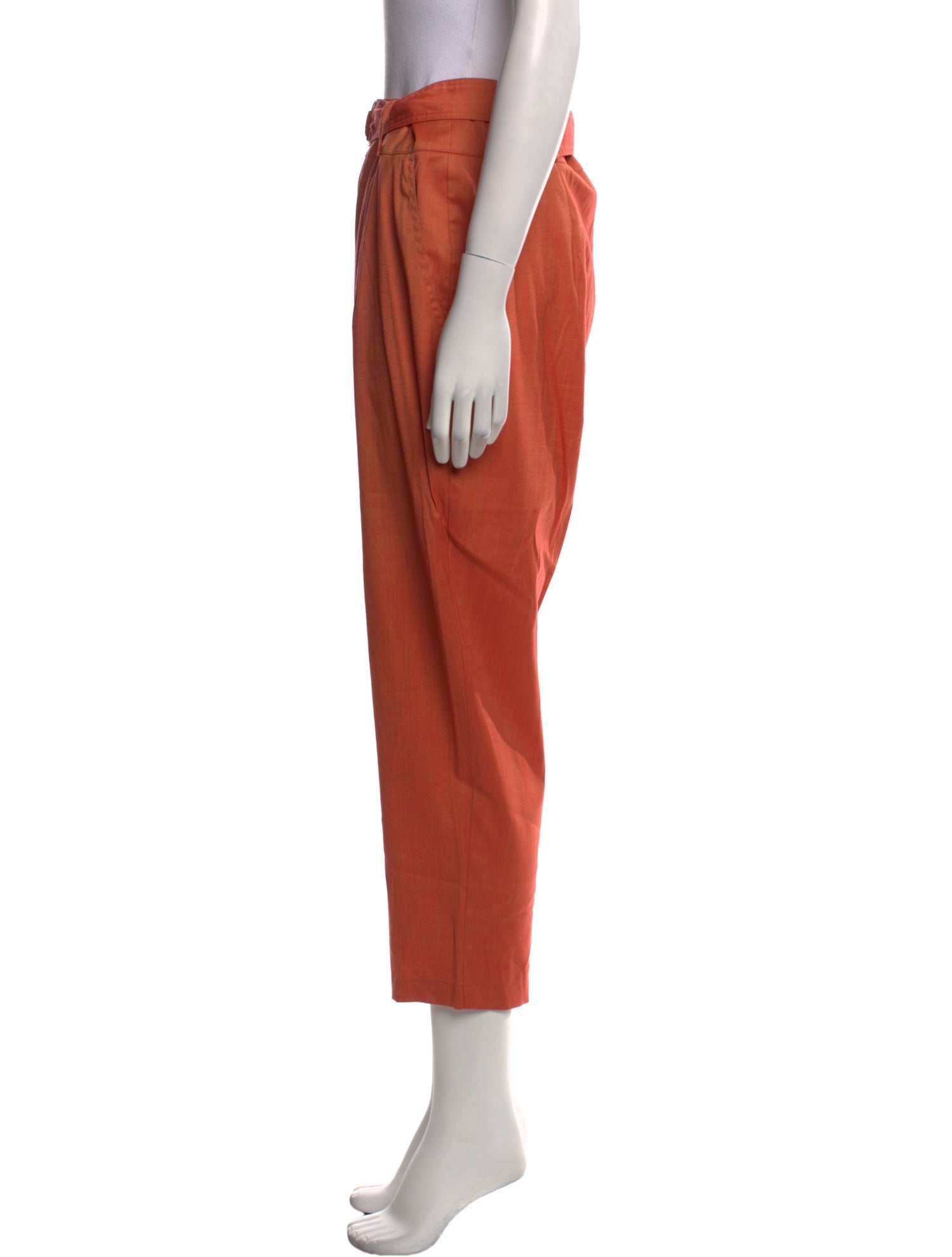 Akris Punto Virgin Wool Straight Leg Pants