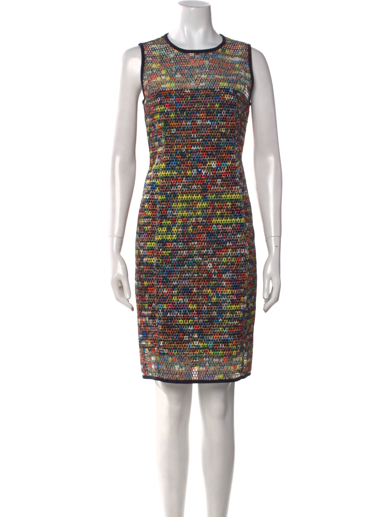 Akris Punto Printed Knee-Length Dress