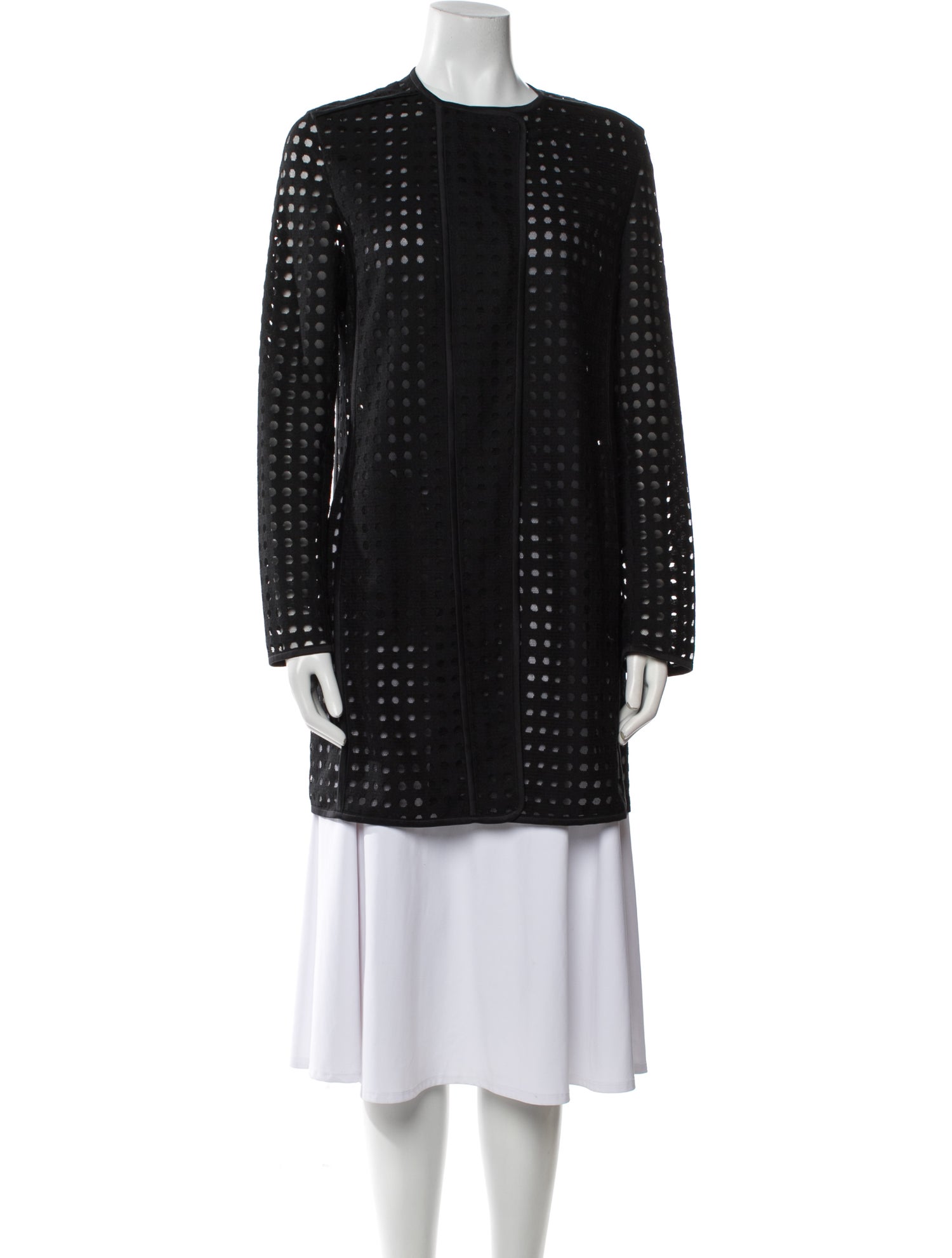 Akris Punto Polka Dot Print Coat