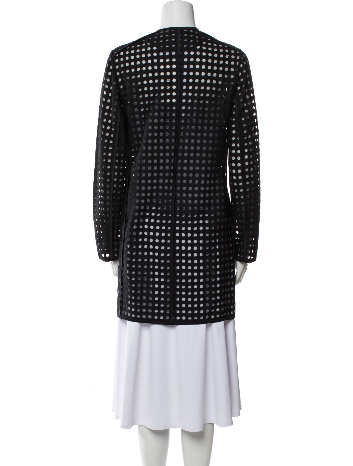 Akris Punto Polka Dot Print Coat