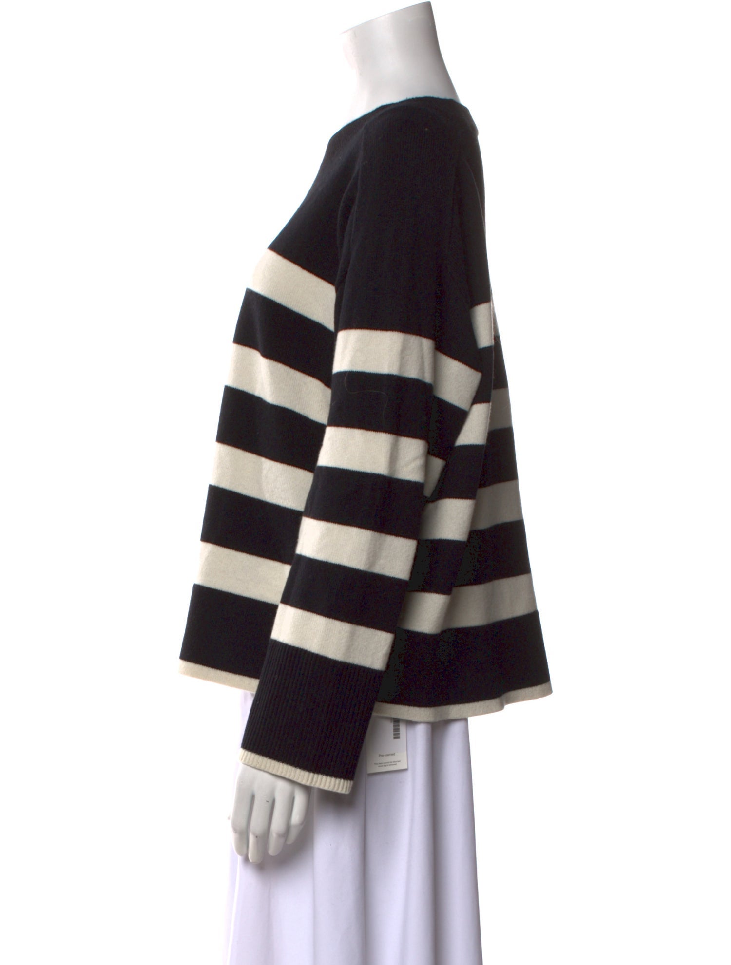 Akris Punto Virgin Wool Striped Sweater