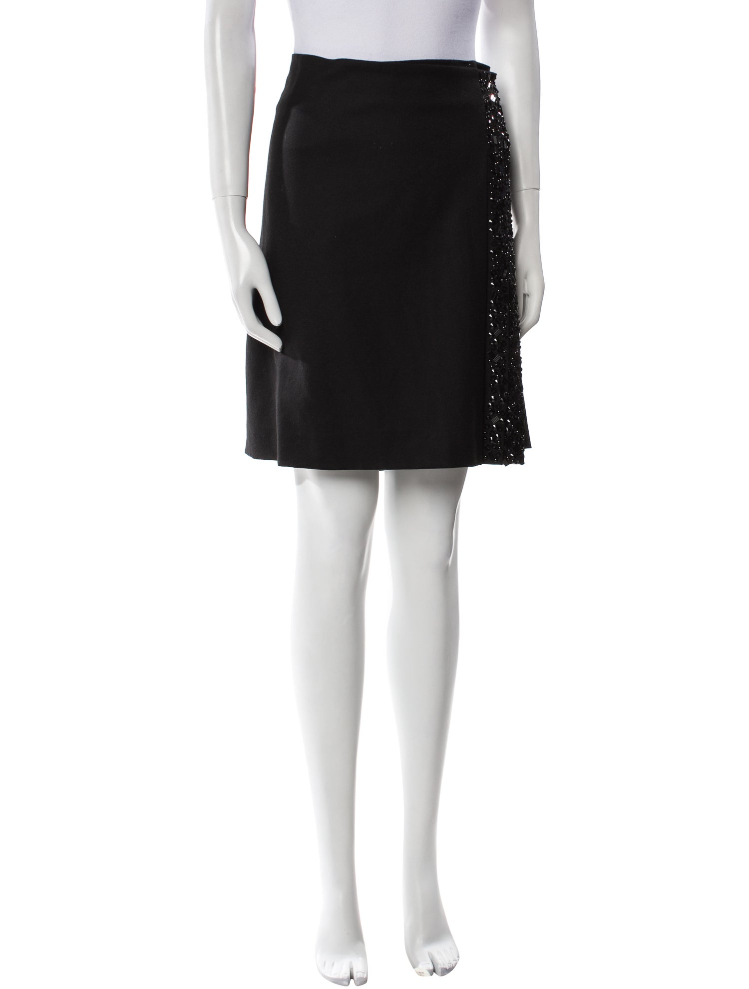 Akris Punto Wool Knee-Length Skirt