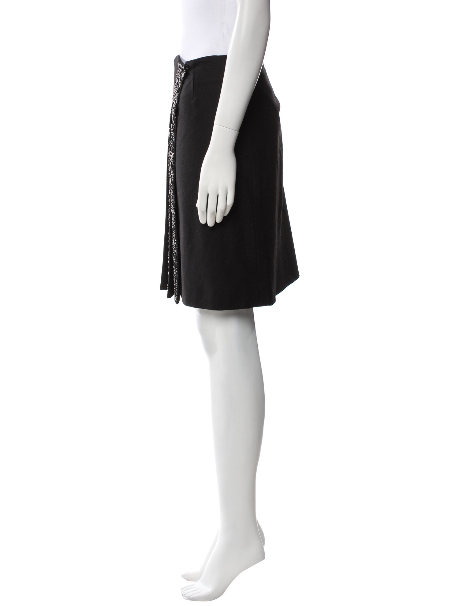 Akris Punto Wool Knee-Length Skirt