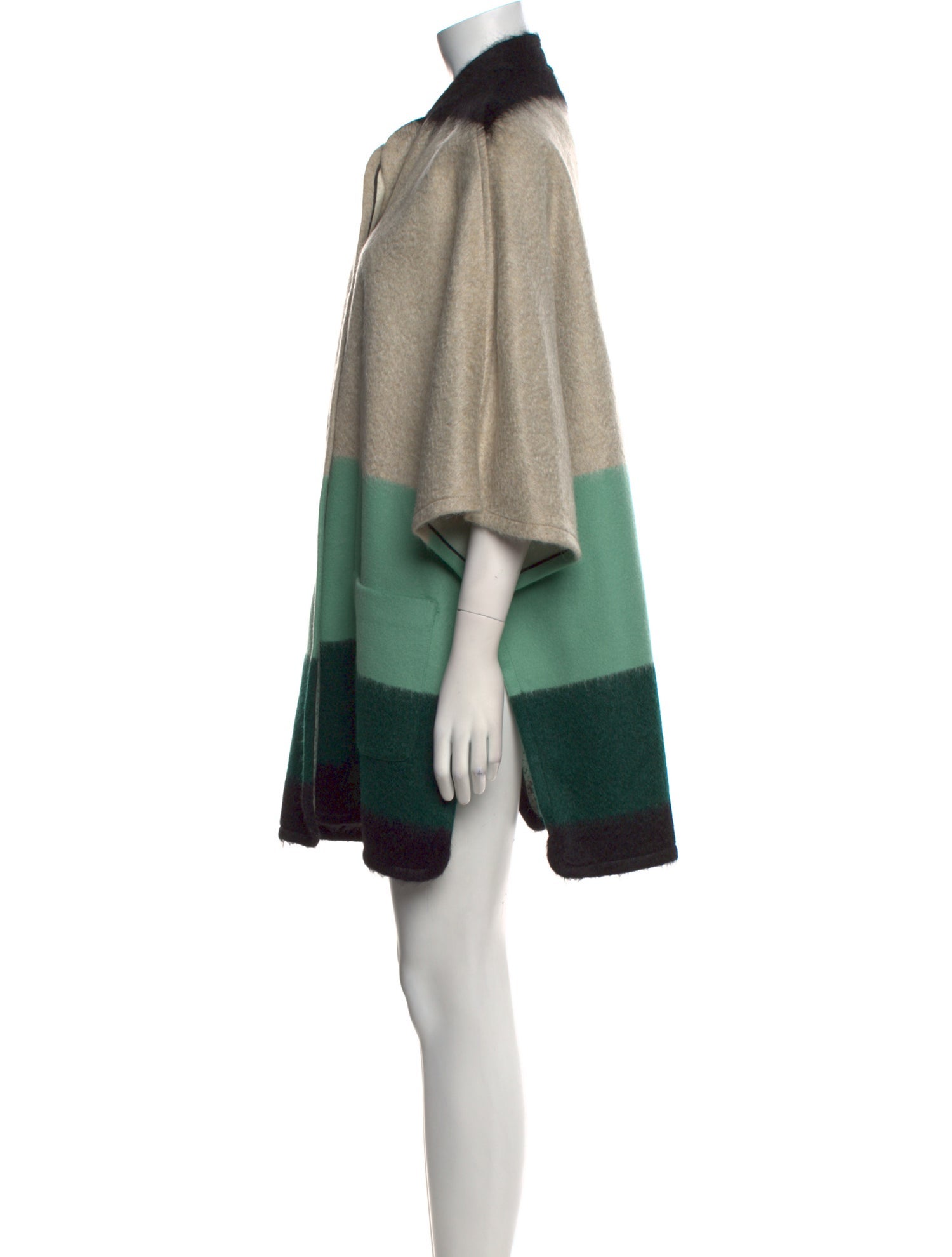 Akris Punto Wool Colorblock Pattern Sweater