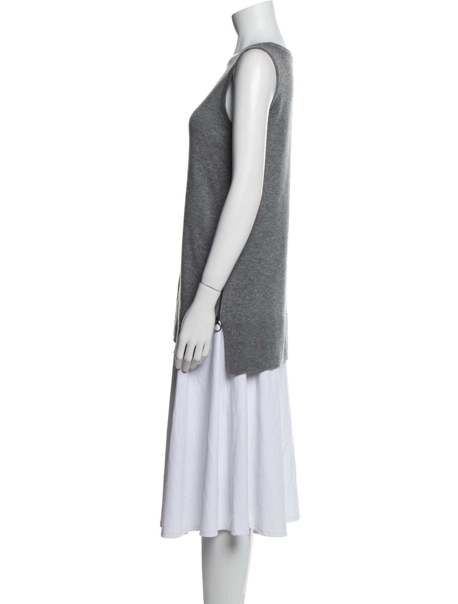Akris Punto Wool Scoop Neck Top