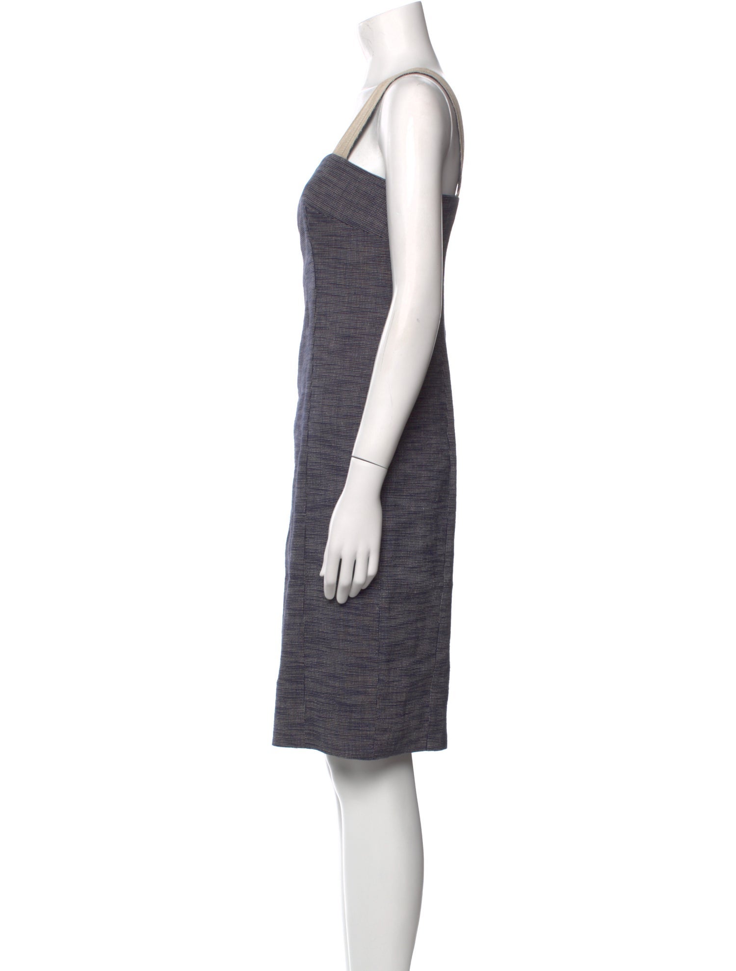 Akris Punto Square Neckline Knee-Length Dress