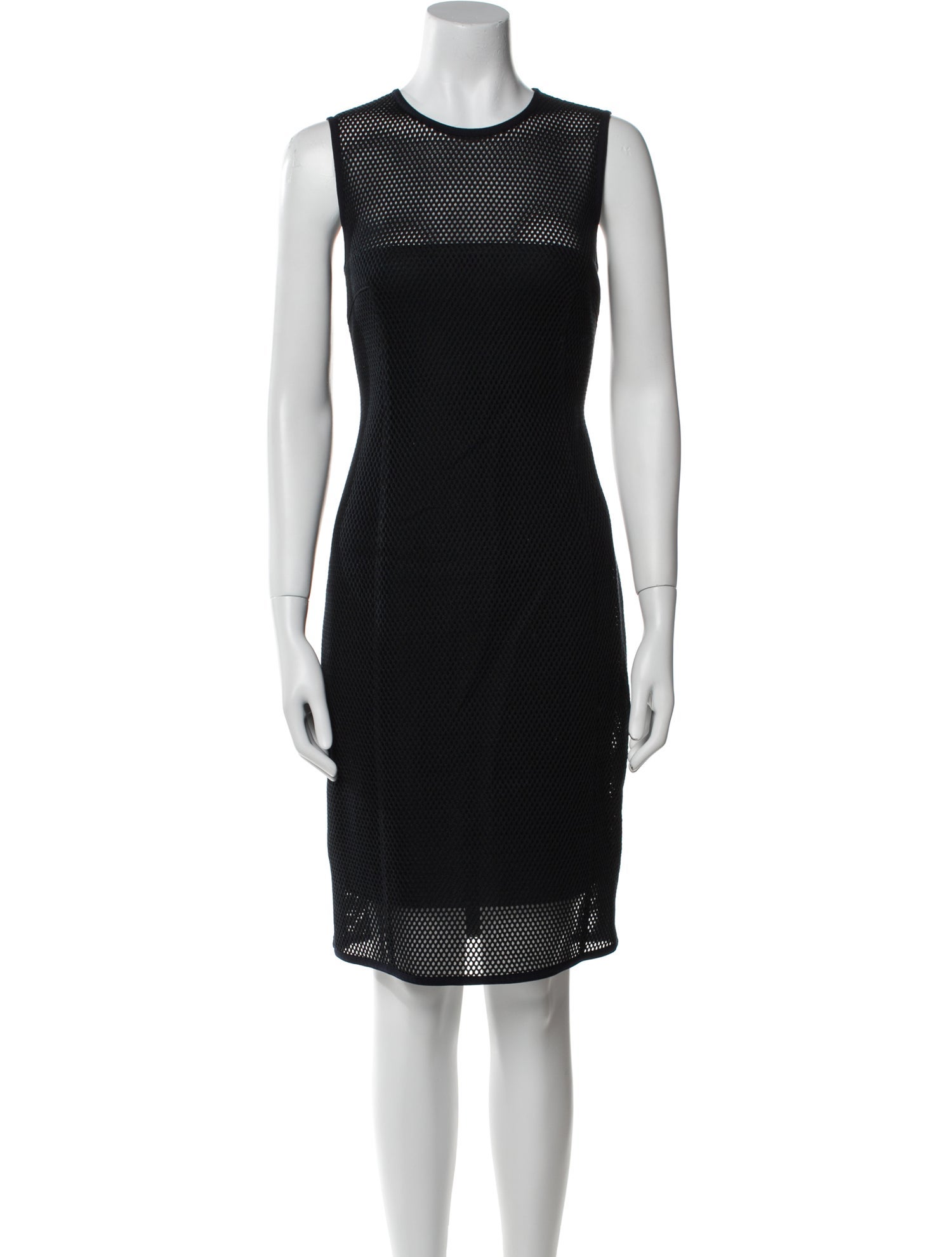 Akris Punto Crew Neck Knee-Length Dress