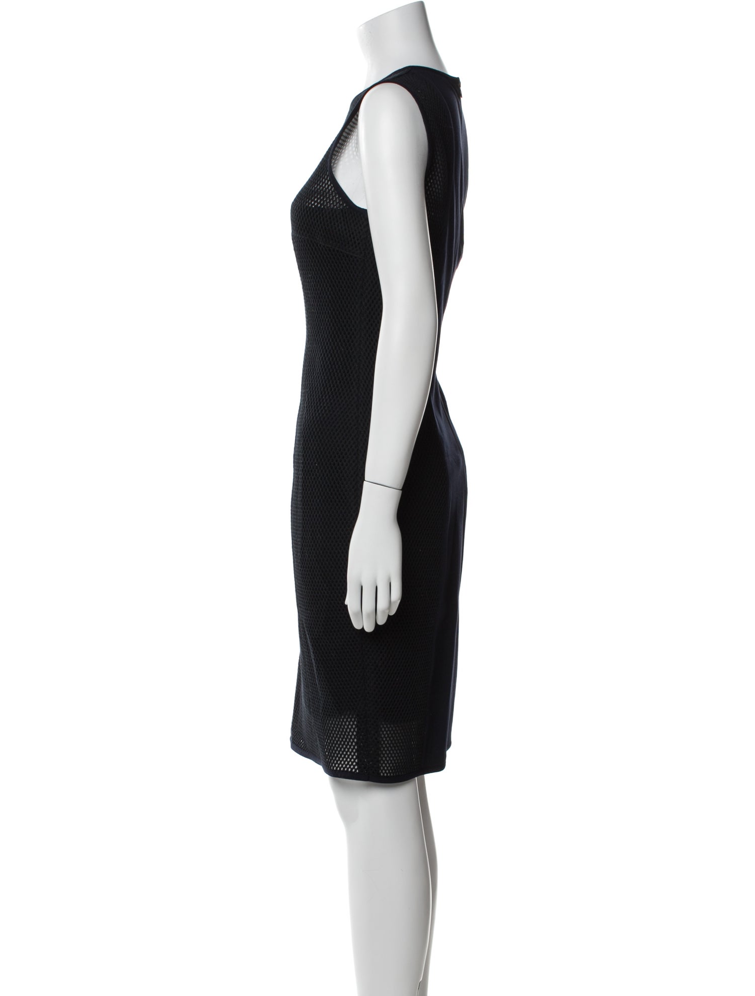 Akris Punto Crew Neck Knee-Length Dress