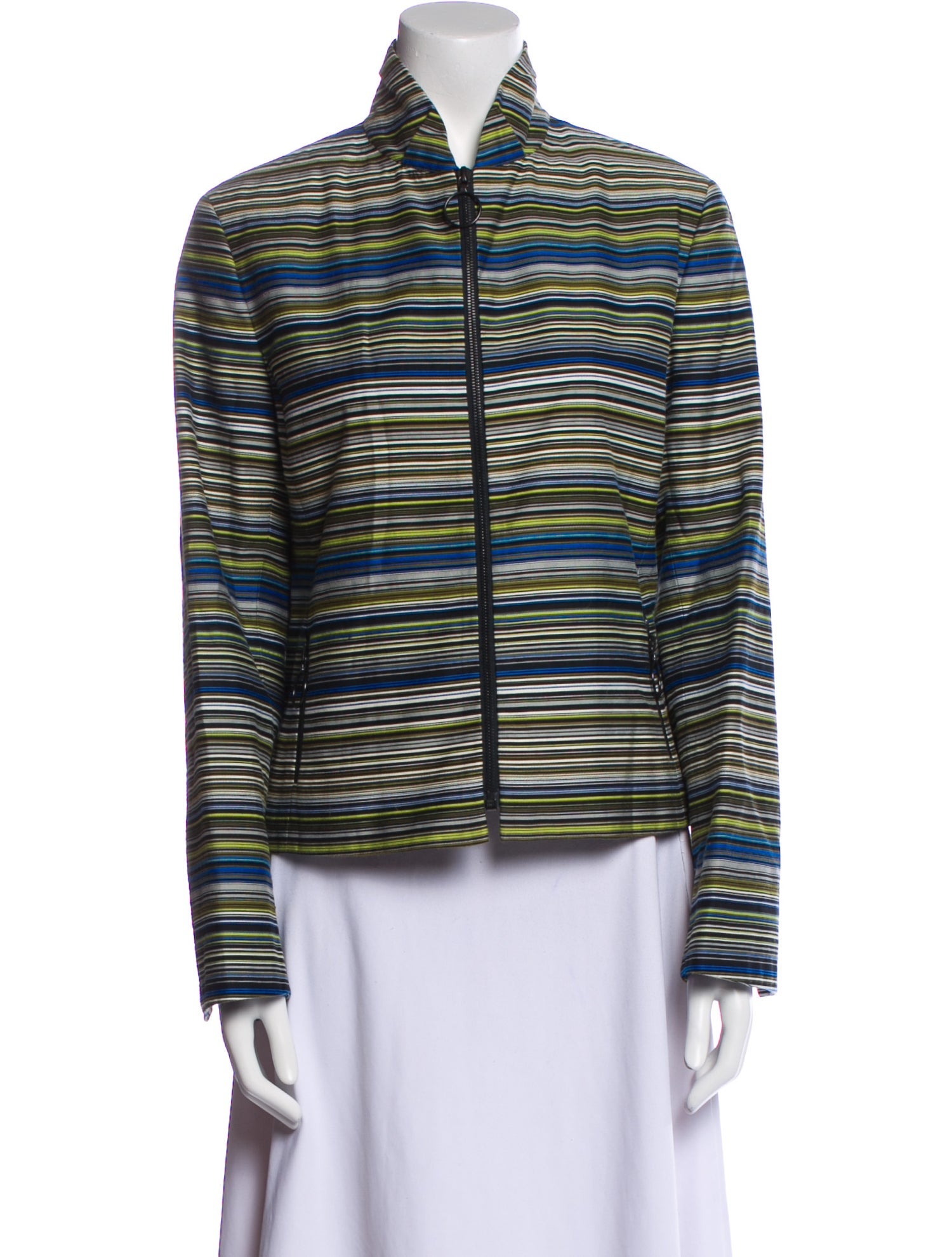 Akris Punto Striped Jacket