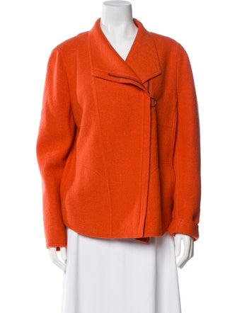 Akris Punto Wool Faux Fur Jacket