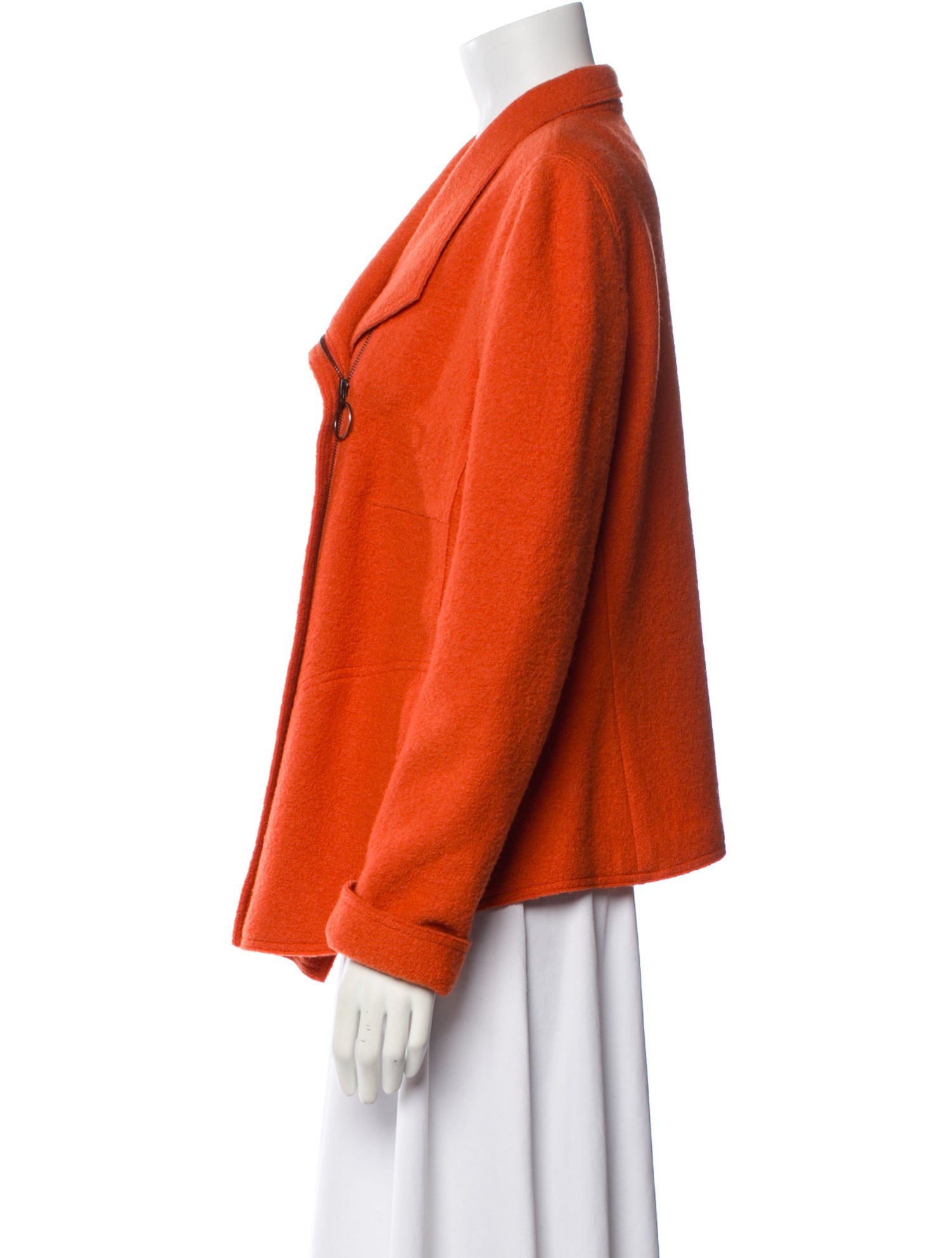 Akris Punto Wool Faux Fur Jacket