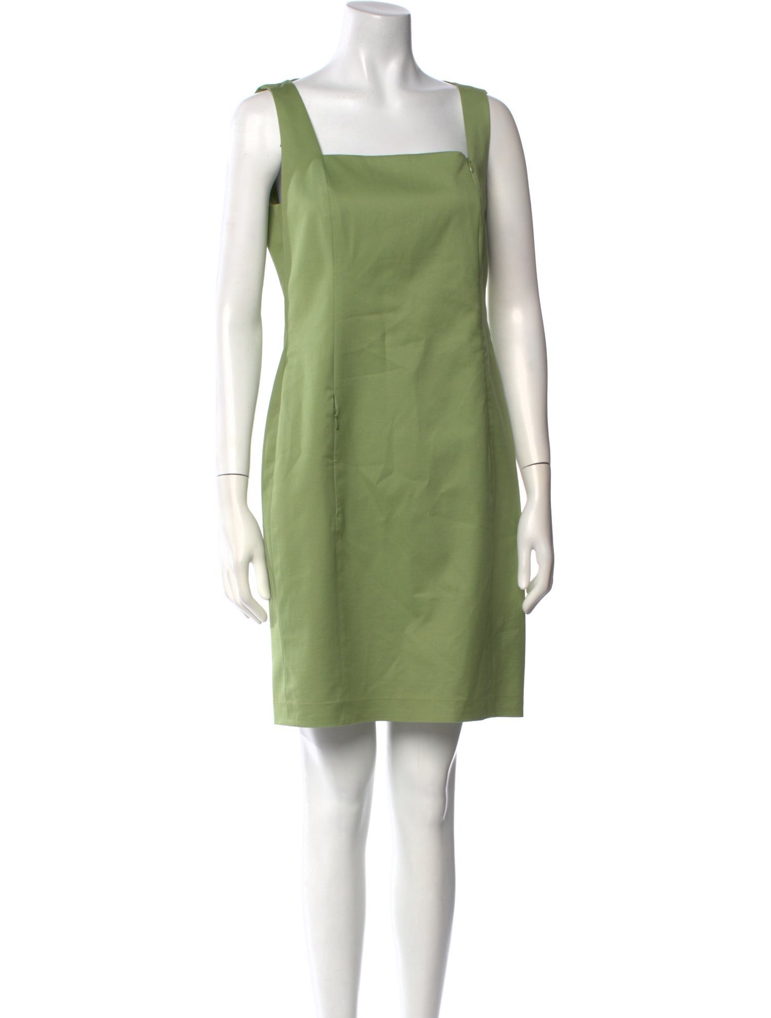 Akris Punto Square Neckline Mini Dress