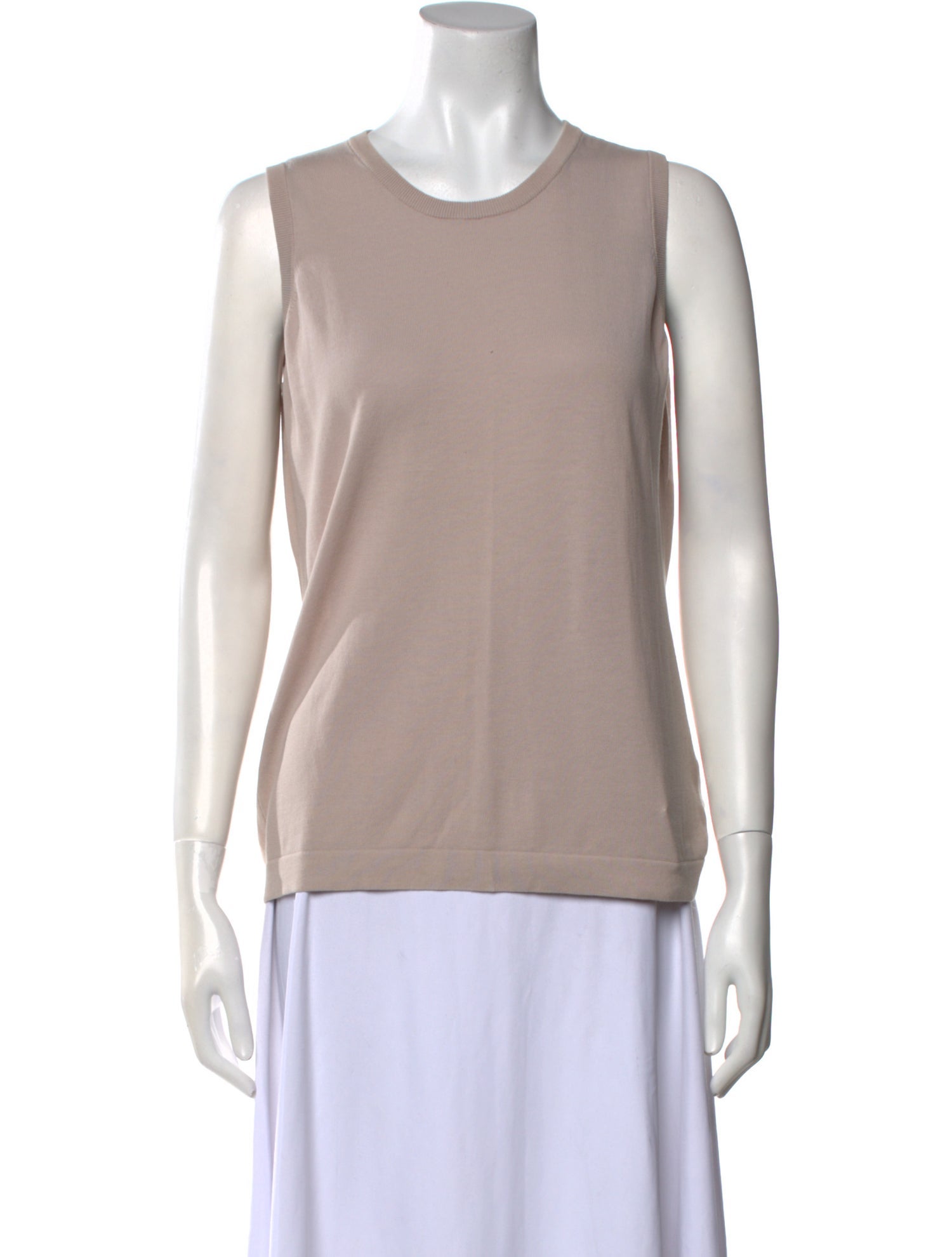 Akris Punto Crew Neck Sleeveless Top