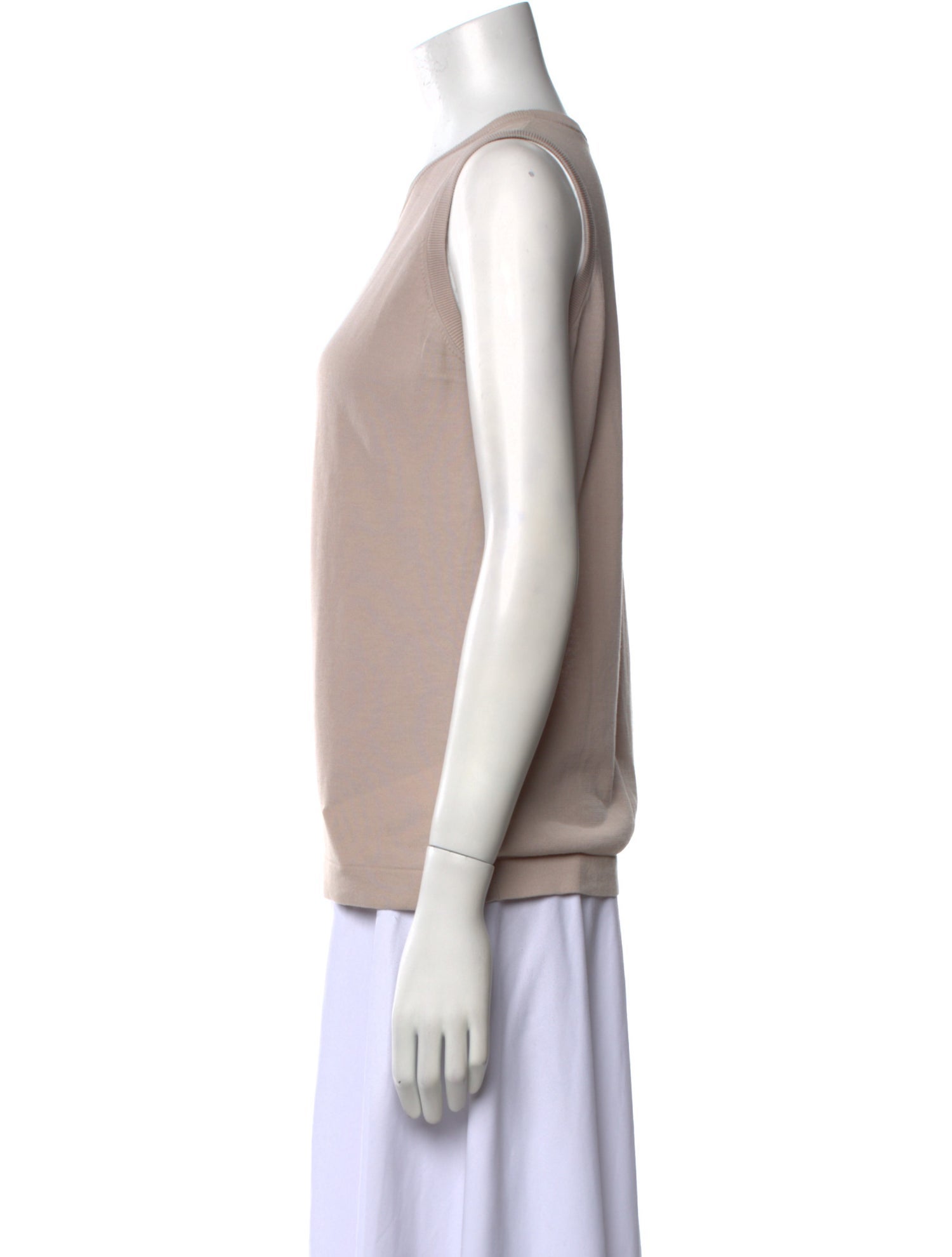 Akris Punto Crew Neck Sleeveless Top