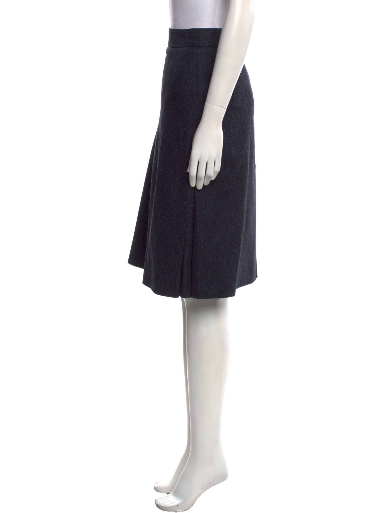 Akris Punto Wool Knee-Length Skirt