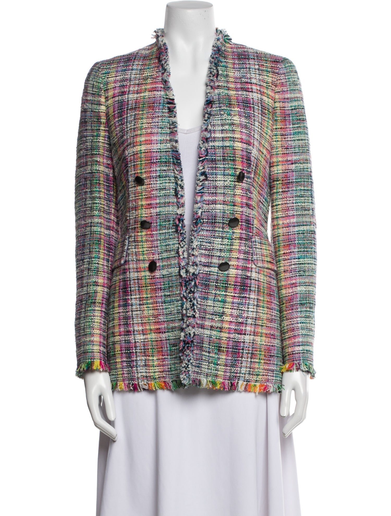 Akris Punto Tweed Pattern Evening Jacket