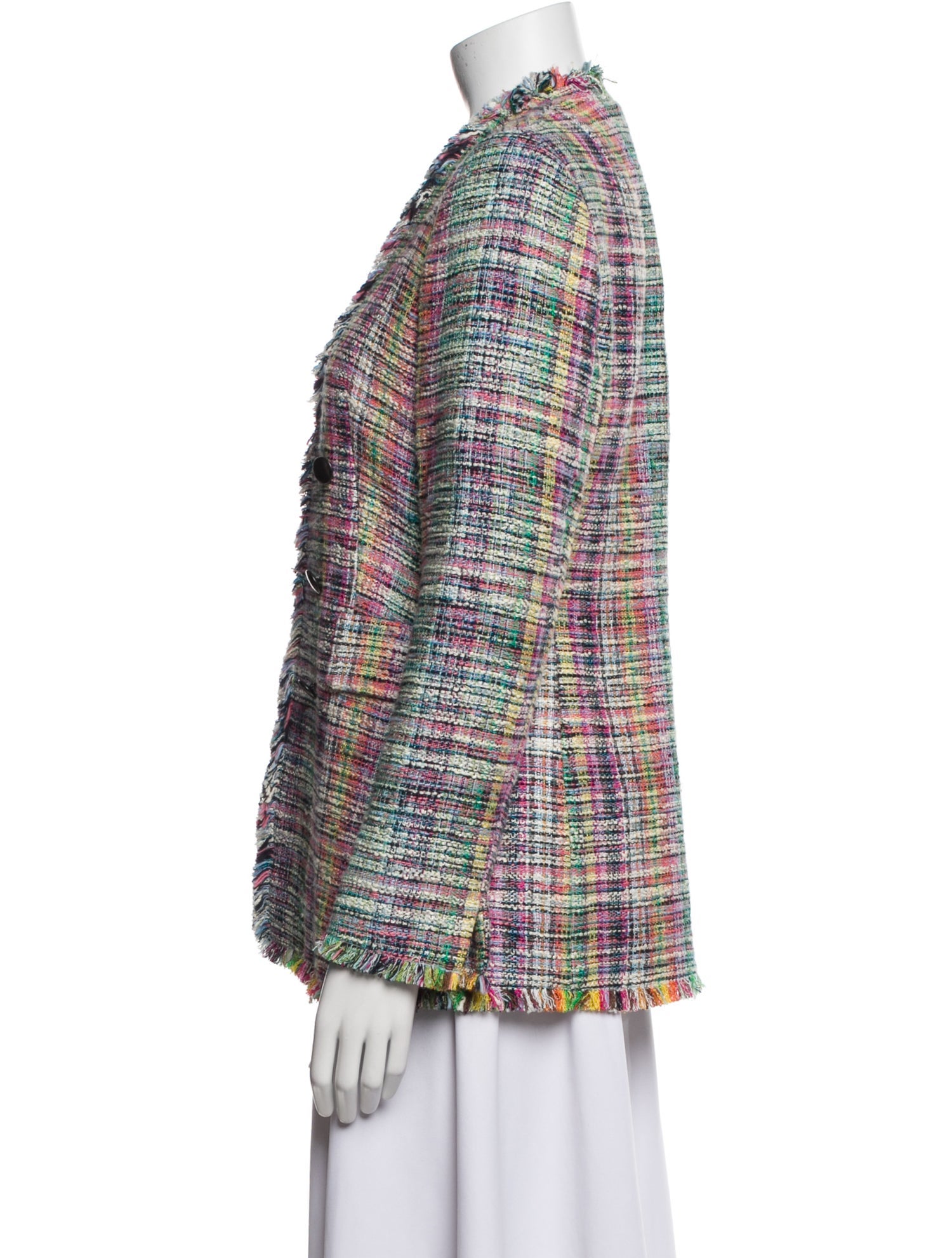 Akris Punto Tweed Pattern Evening Jacket
