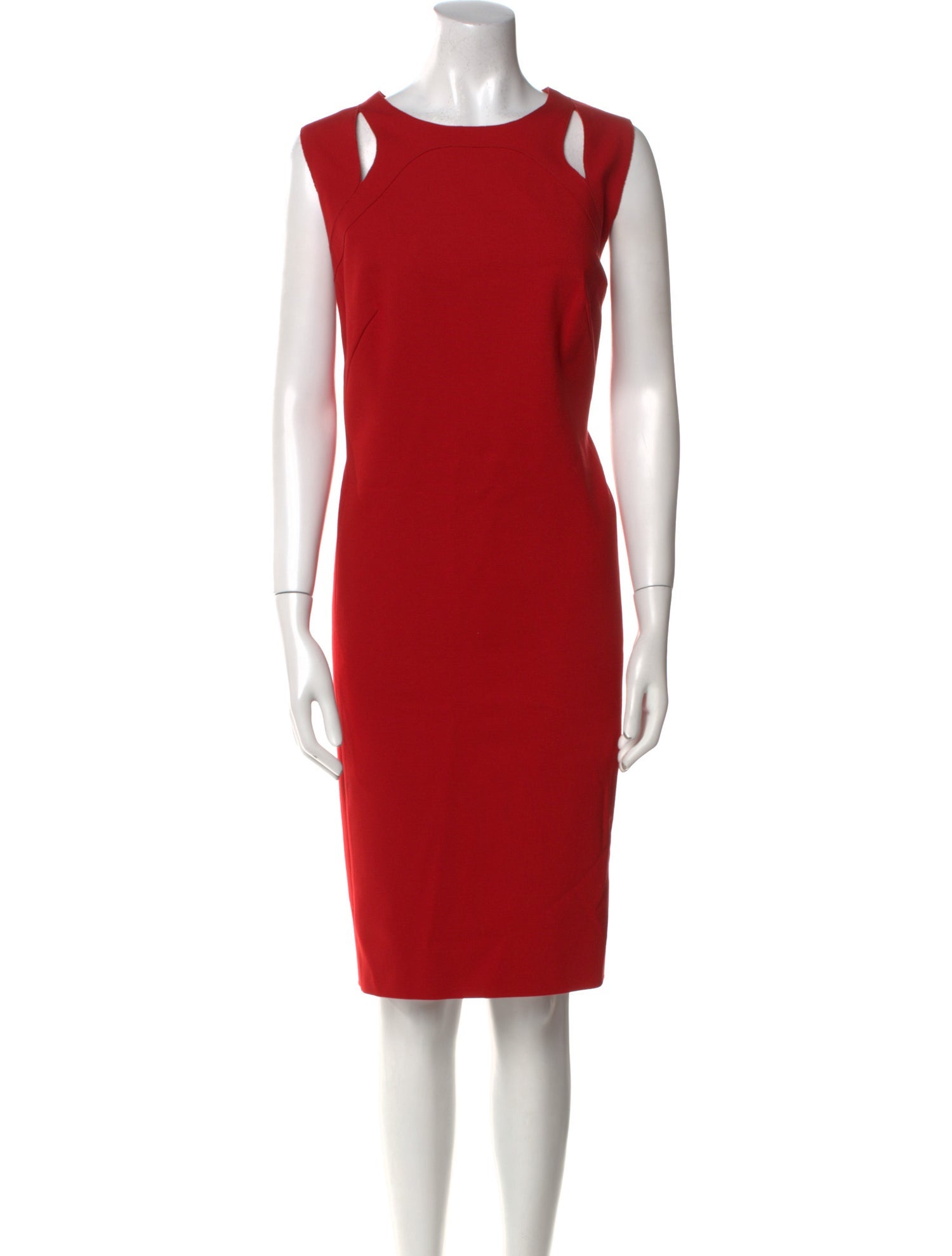 Akris Punto Wool Midi Length Dress