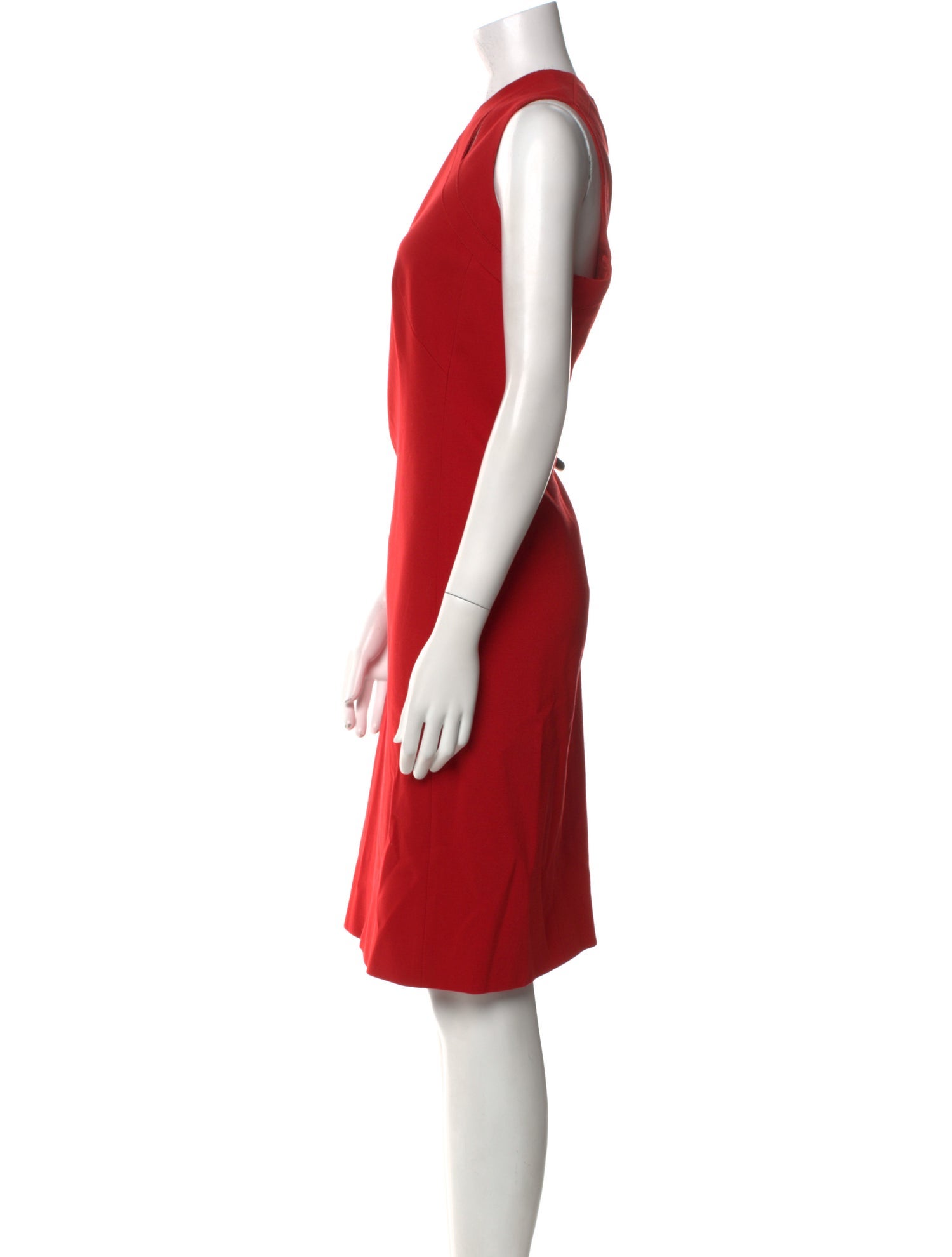 Akris Punto Wool Midi Length Dress