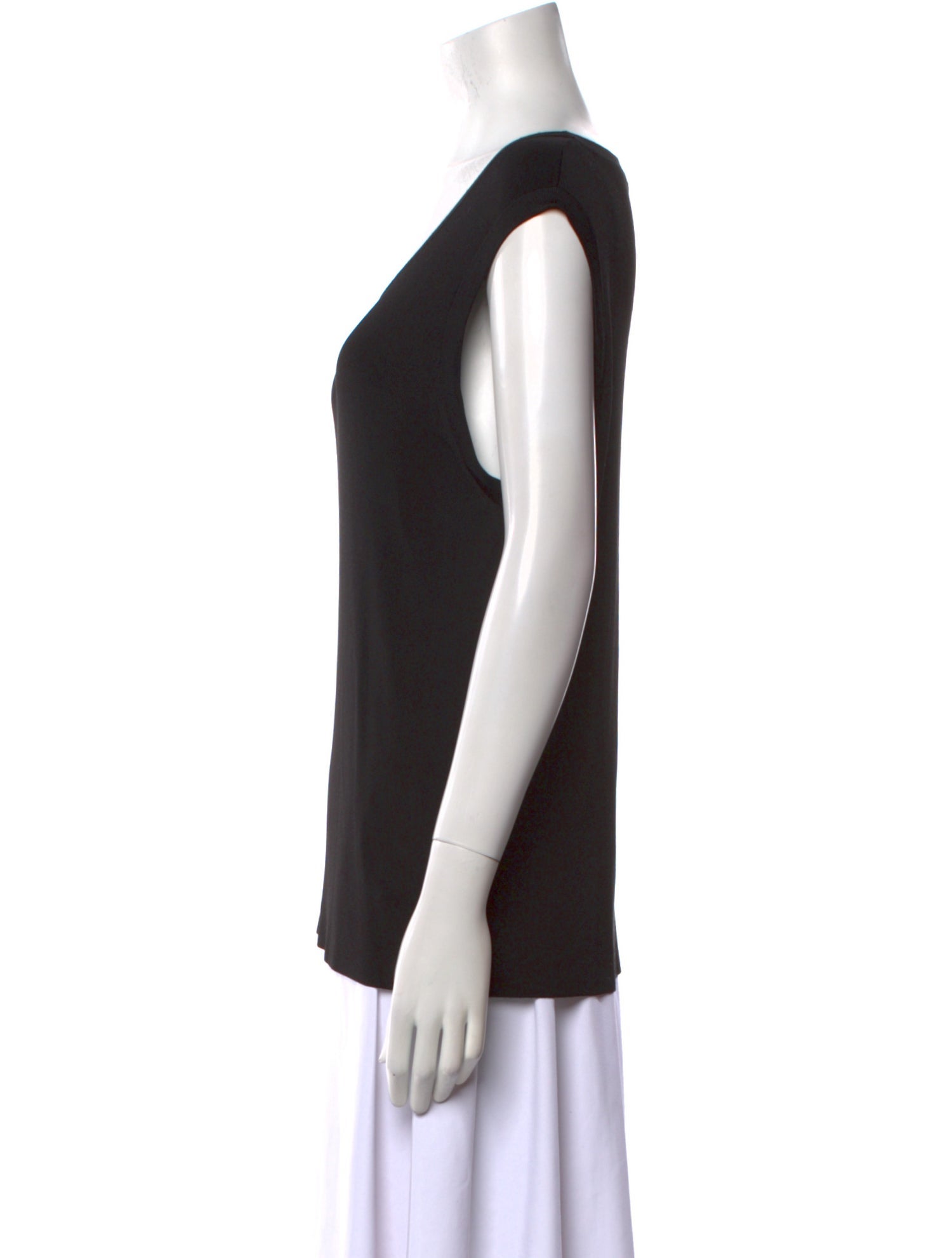 Akris Punto Scoop Neck Sleeveless Top
