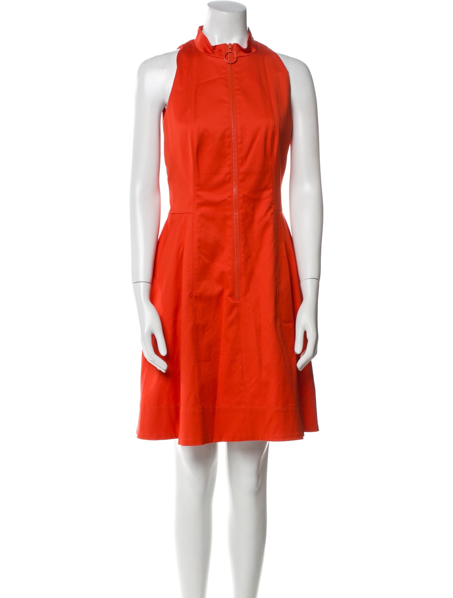 Akris Punto Mock Neck Knee-Length Dress