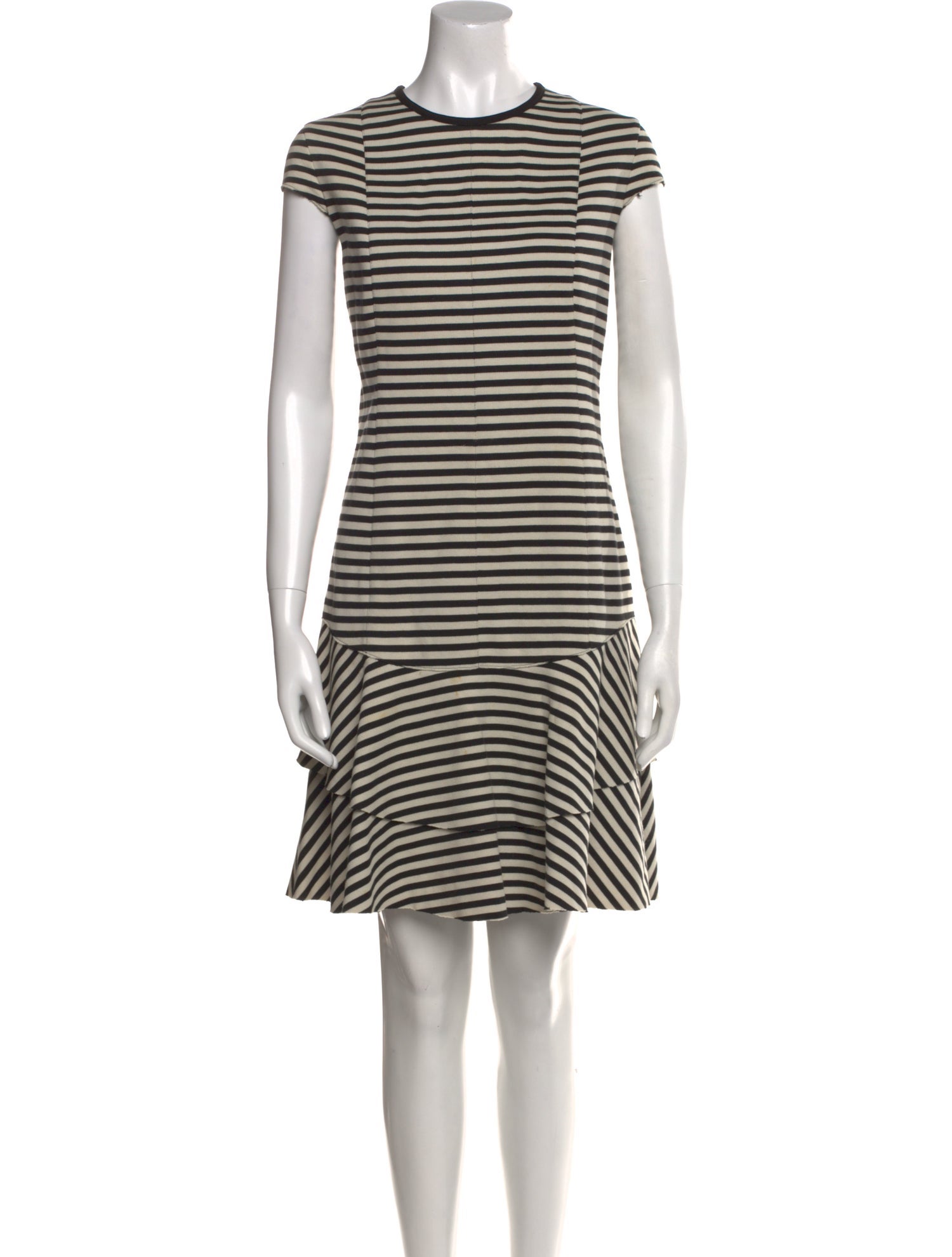 Akris Punto Striped Mini Dress