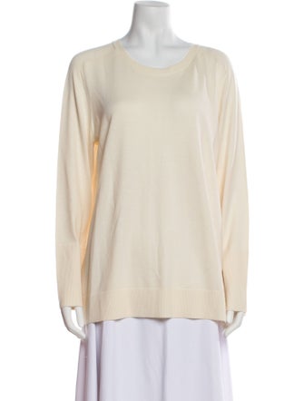 Akris Punto Wool Scoop Neck Sweater