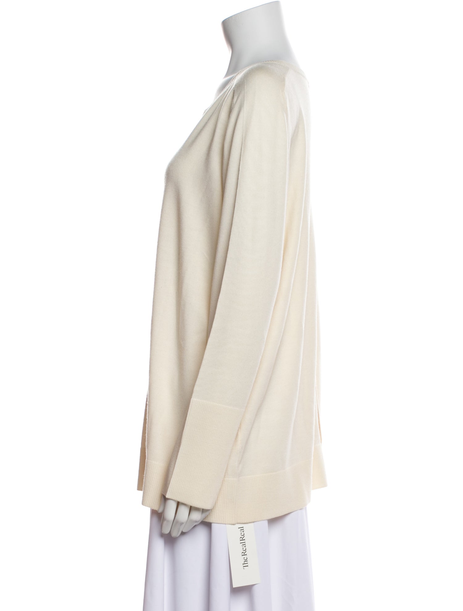 Akris Punto Wool Scoop Neck Sweater