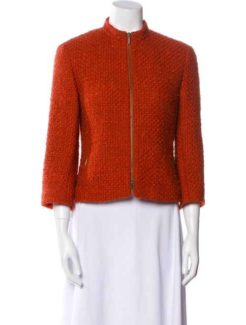 Akris Punto Wool Tweed Pattern Jacket