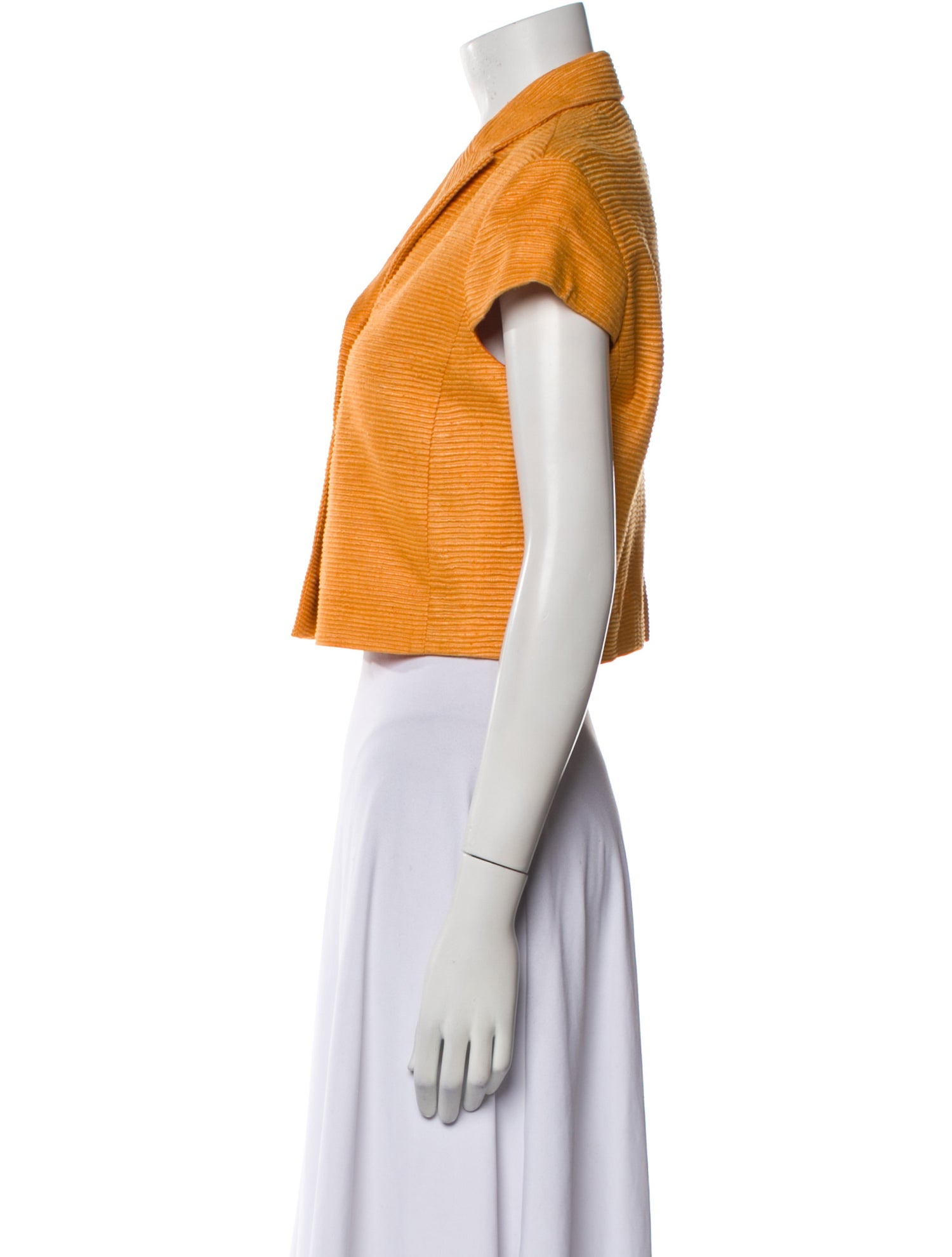 Akris Punto Silk Striped Bolero