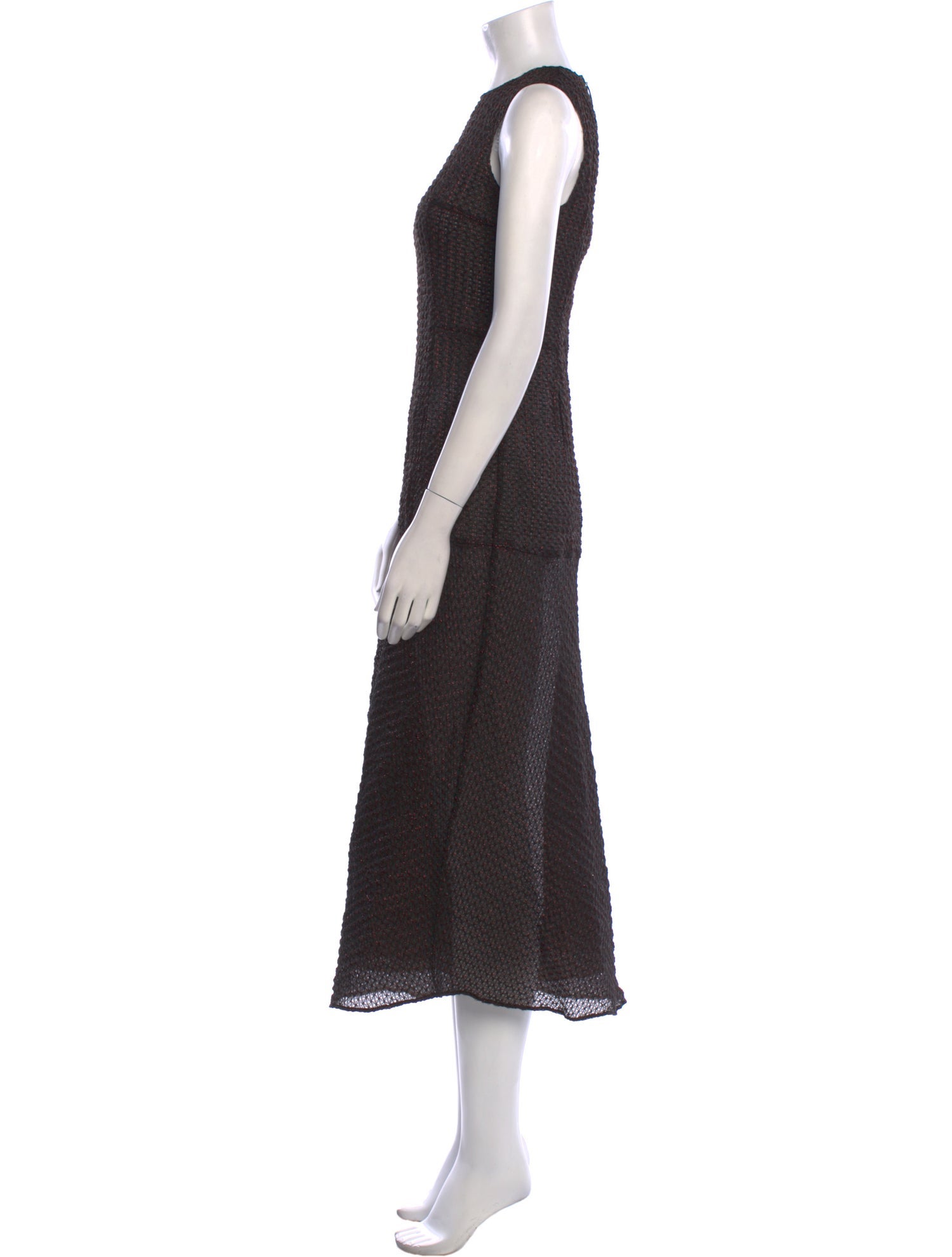 Akris Punto Crew Neck Long Dress